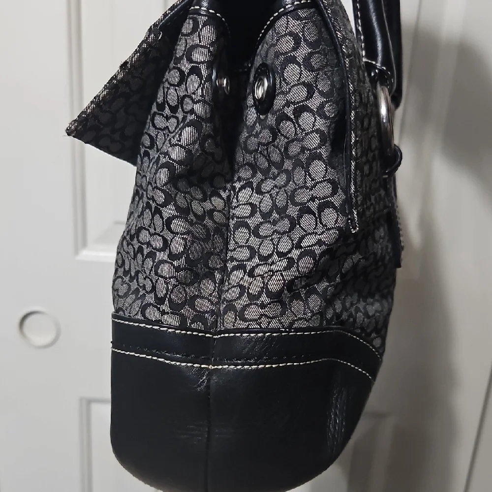 Coach satchel signature